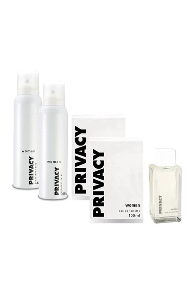 Privacy Woman Edt 2 X 100 ml + Deodorant 2 X 150 ml