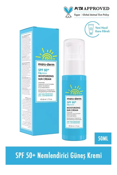 Maru.Derm Güneş Kremi | SPF 50+ Nemlendirici Güneş Kremi 50 ML | Yeni Nesil Kore Filtreleri - 2
