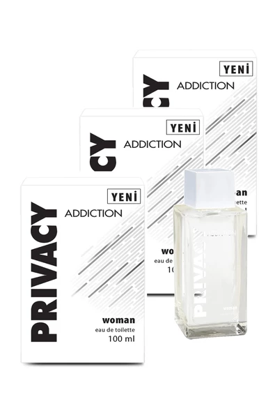 Privacy Addiction Woman Edt 3 X 100 Ml