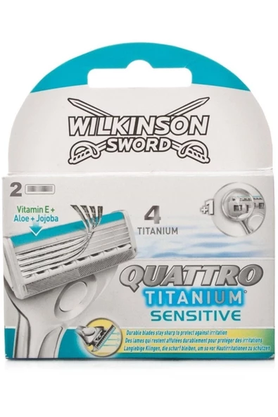 Wilkinson Sword Marka: Quattro Titanium Sensitive Yedek Bıçak 2'li 4027800711406 Kategori: Tıraş Bı