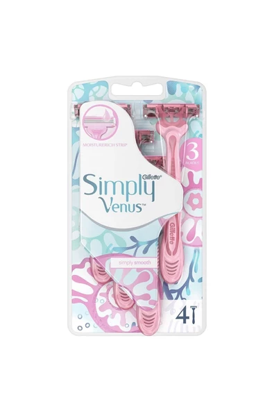 Gillette Venus Sımply Venus Poşet Kullan At Bıçağı 4'lü - 2