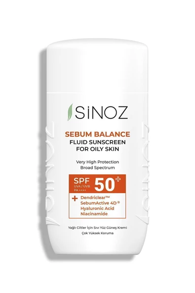 SİNOZ Spf50 Yağlı Ciltlere Özel Sıvı Yüz Güneş Kremi - Yeni Nesil Güneş Filtreleri Hibrit Formül 50ml - 7