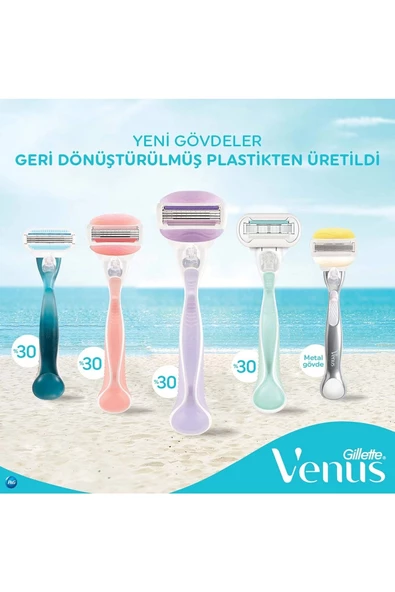 Gillette Venus Comfortglide Breeze 4lü Yedek Başlık (2lix2 Ad veya 4lüx1 Ad) - 8
