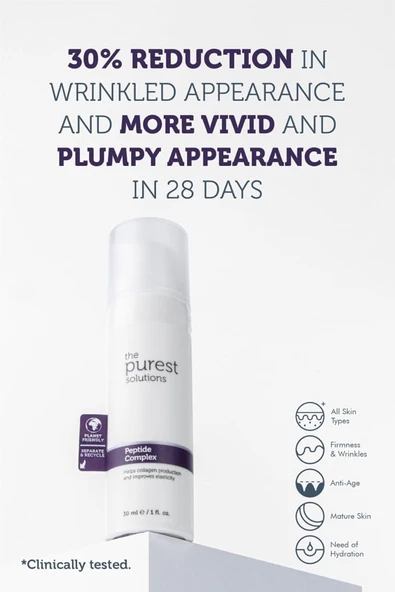 The Purest Solutions Cilt Yenileyici Ve Yaşlanma Karşıtı, Onarıcı Peptit Cilt Bakım Serumu 30 ml (PEPTİDE COMPLEX) - 8