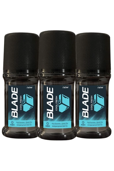 Blade Cool Fresh Erkek Roll On 3x50 ml