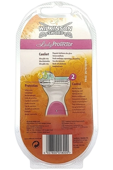 Wilkinson Sword Lady Protector 2up Vücut Tıraş Makinesi 10 Yedek - 3