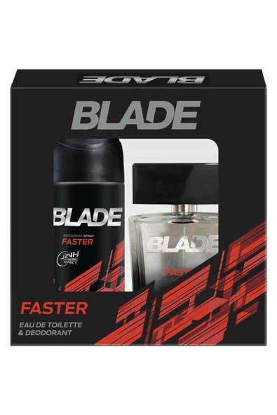 Blade Faster Edt 100 Ml + 150 Ml Deodorant Erkek Parfüm Seti - 2