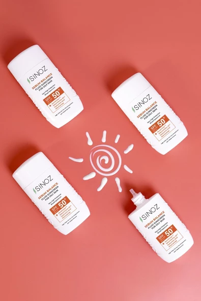 SİNOZ Spf50 Yağlı Ciltlere Özel Sıvı Yüz Güneş Kremi - Yeni Nesil Güneş Filtreleri Hibrit Formül 50ml - 6