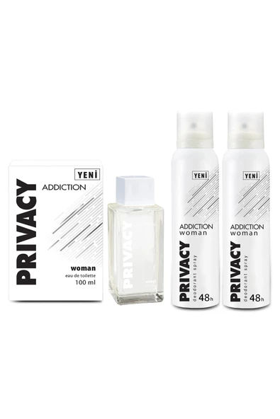 Privacy Addiction Woman Edt 100 ml + Deodorant 2 x 150ml BuonaFortunaPrivacy-0003x2-AD-0004