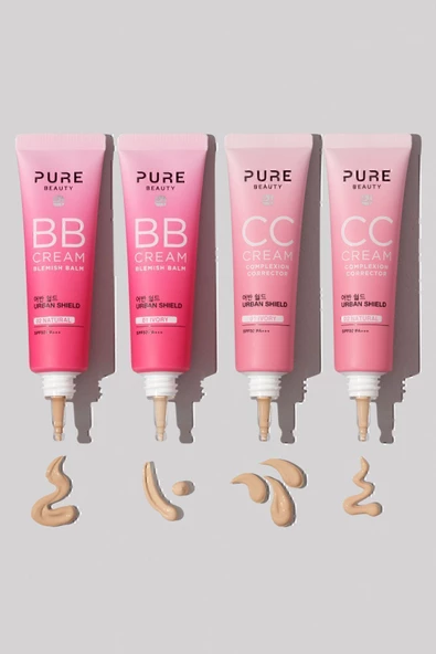 PURE BEAUTY Cc Krem Spf50 Pa Ivory 30 ml 4894532915088 - 3