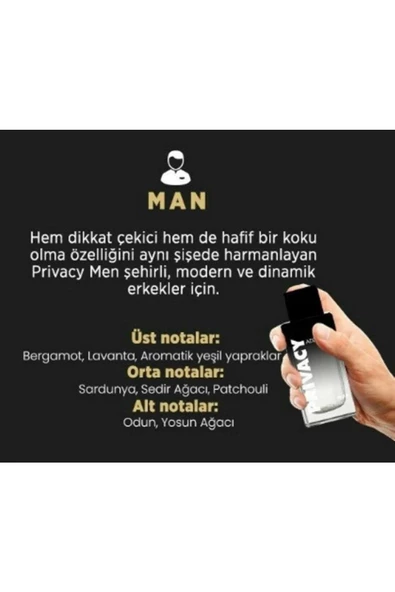 Privacy Addiction Man Edt 2 x 100 ml Erkek Parfüm - 2