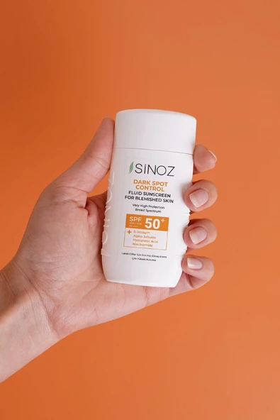 SİNOZ Spf50 Koyu Cilt Lekelerine Etkili Sıvı Yüz Güneş Kremi - Yeni Nesil Güneş Filtreleri Hibrit Formül - 5