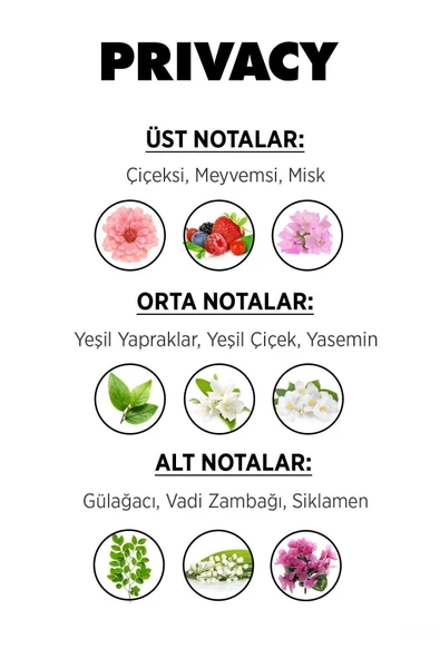 Privacy Woman Addiction Edt Kadın Parfüm 100ml Deodorant 3x150ml - 4