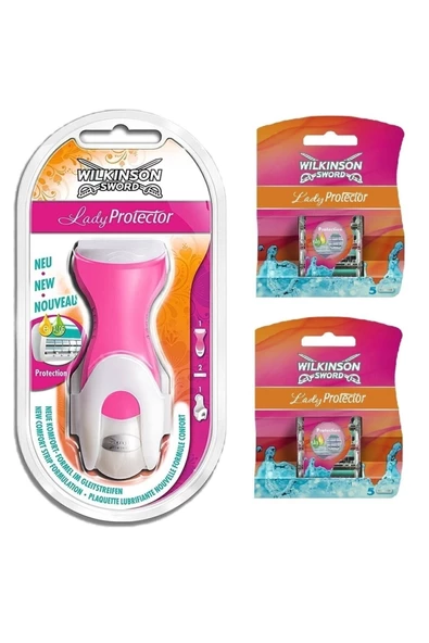 Wilkinson Sword Lady Protector 2up Vücut Tıraş Makinesi 10 Yedek