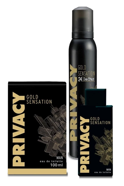 Privacy Gold Men Edt Erkek Parfüm 100 ml Deodorant 150 ml - 2