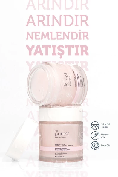 The Purest Solutions Hassas Ve Kuru Ciltler Için Nem Ve Antioksidan İçerikli Temizleyici Balm 85 Gr - 2