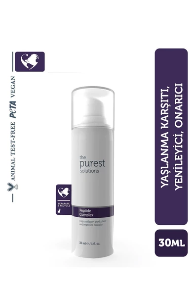 The Purest Solutions Cilt Yenileyici Ve Yaşlanma Karşıtı, Onarıcı Peptit Cilt Bakım Serumu 30 ml (PEPTİDE COMPLEX)