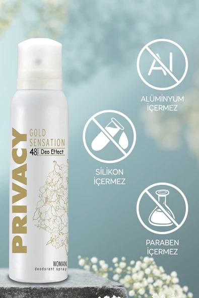 Privacy Gold Women Kadın Deodorant 6x150ml - 2