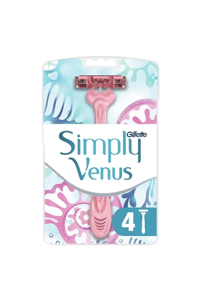 Gillette Venus Sımply Venus Poşet Kullan At Bıçağı 4'lü