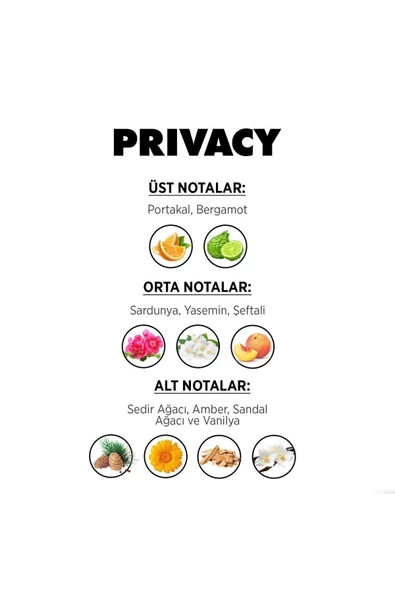 Privacy Men Edt Erkek Parfüm 100ml - 4