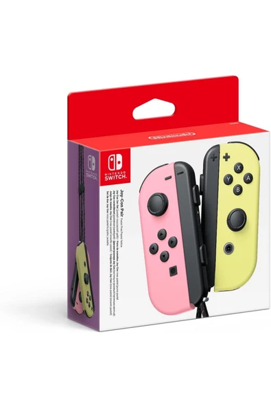 Nintendo Switch Pastel Pembe - Sarı Joy-Con 2'li Controller