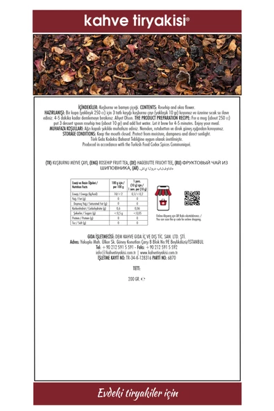 Kuşburnu Çayı 200 Gr - 3