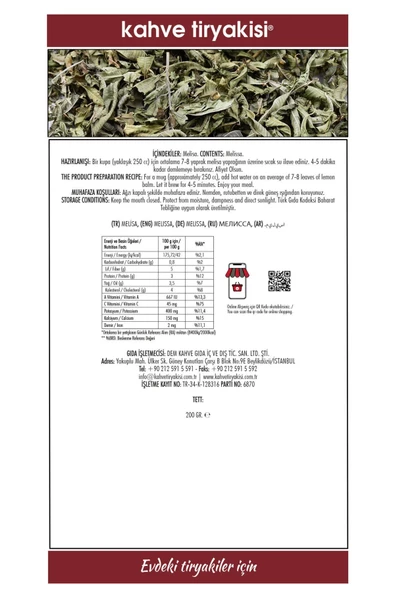 Melisa Çayı 200 gr - 3