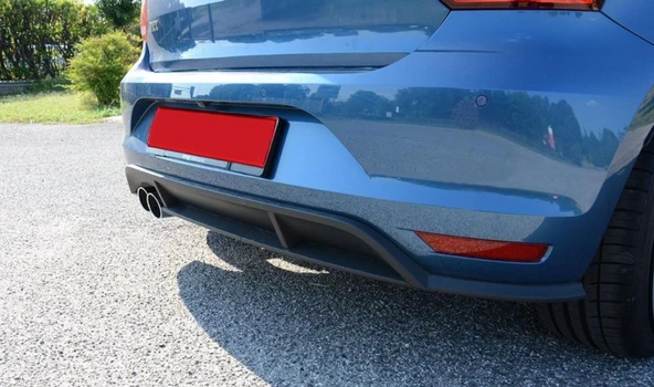 POLO 6R/6C (2010-2017) KASA IÇIN UYUMLU MAKYAJLI GTI GÖRÜNÜM ARKA TAMPON VE DİFÜZÖR - Resim 5