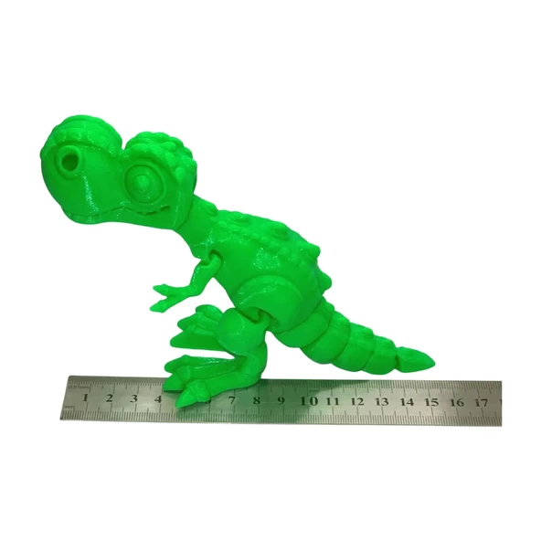 3D Hareketli T-rex Oyuncak - Neon - 7