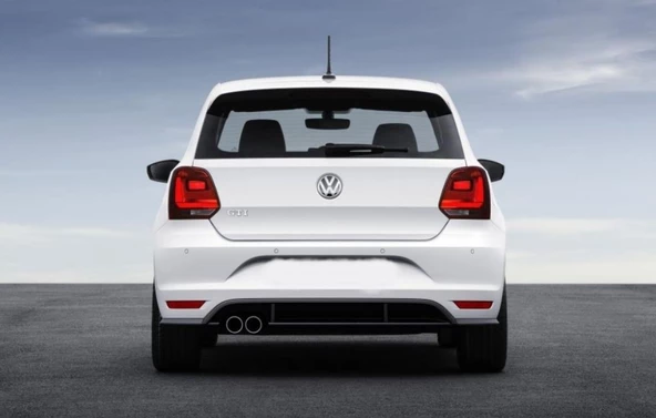 POLO 6R/6C (2010-2017) KASA IÇIN UYUMLU MAKYAJLI GTI GÖRÜNÜM ARKA TAMPON VE DİFÜZÖR - Resim 2