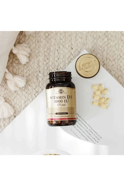Solgar Vitamin D3 1000ıu 100 Kapsül - 3