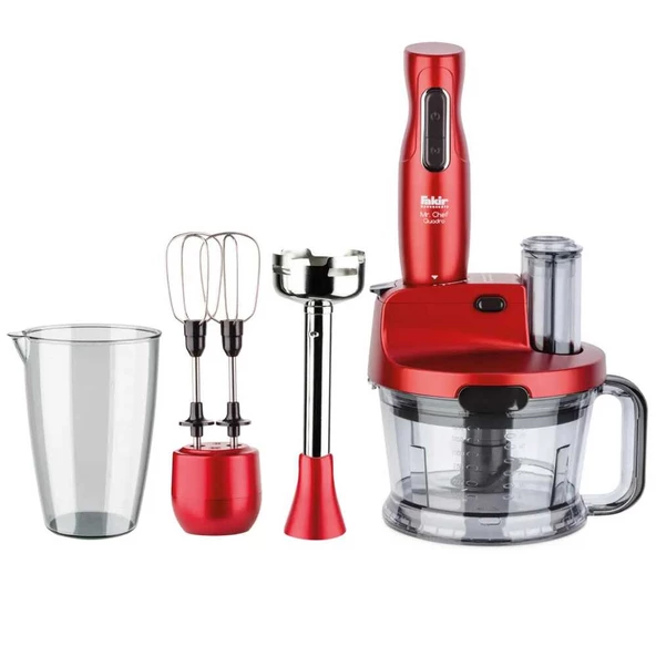 Fakir Mr. Chef Quadro Blender Set Rouge