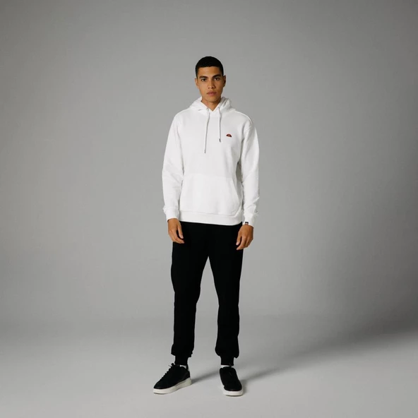 Ellesse Bisiklet Yaka Sweatshirt Beyaz Erkek EM279 - 7