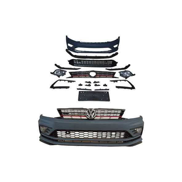 Volkswagen Jetta Gli 2015+ Ön Tampon Panjur Set - 2