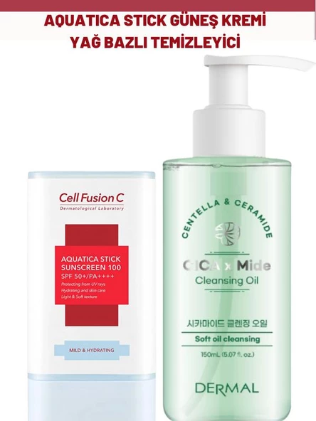 Cell Fusion C Aquatica Güneş Kremi ve Dermal Yağ Bazlı Temizleyici