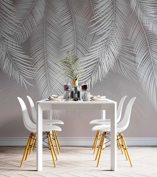 Soft Tüy Desenli Duvar Kağıdı Baskı - 5