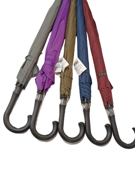 Büyük Boy Baston Fiber Şemsiye 105 cm Çap - 6