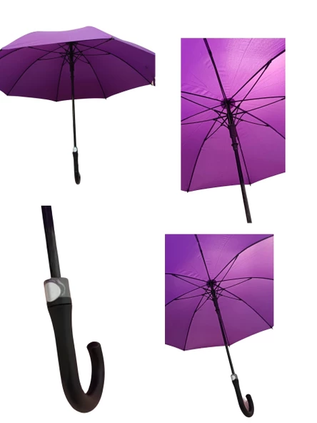 Büyük Boy Baston Fiber Şemsiye 105 cm Çap - 3