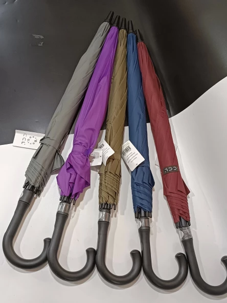 Büyük Boy Baston Fiber Şemsiye 105 cm Çap - 11