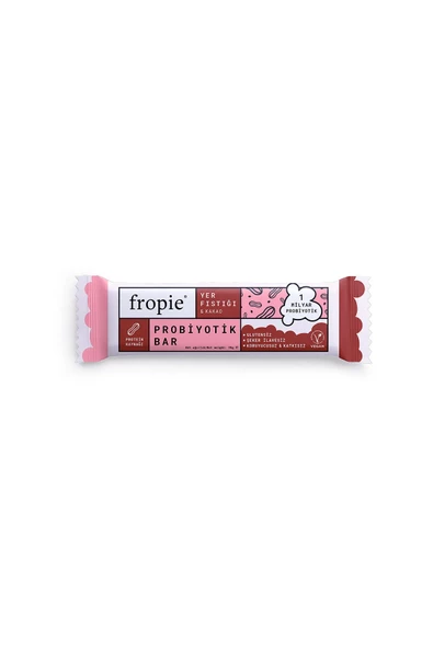 Fropie Yer Fıstığı ve Kakao Probiyotik Bar 35 gr