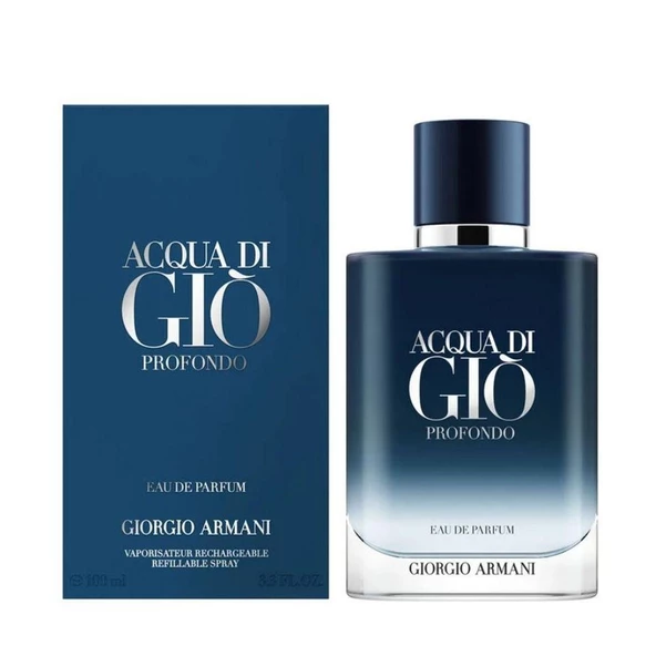 Giorgio Armani Acqua Di Gio Profondo EDP 100 ml Refillable Erkek Parfümü - 2