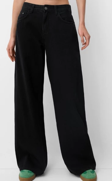 Bershka Geniş paça jean - 2