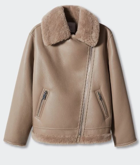 Mango Suni kürk astarlı ceket - 2