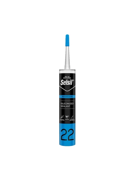SİLİKONİZE MASTİK BEYAZ 500 GR SELSİL