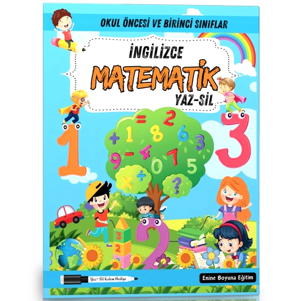 Okul Öncesi ve Birinci Sınıflar İngilizce Matematik YAZ-SİL