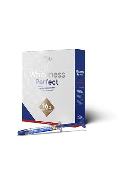 FGM Whiteness Perfect  16 Uyumlu  Ev Tipi Diş Beyazlatma Seti Full Paket