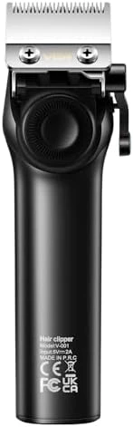 VGR 001 Profesyonel  Berberler için Karbon Çelik Bıçak Saç Kesme Makinesi 9000RPM, LED Ekran - 6