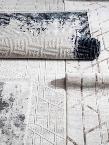 Vivaldi Halı Zara 1006 Kahve Serisi Akrilik Salon Oturma Yatak Odası Halısı - Resim 2