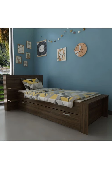 Myniture Home & Living Trend Yavrulu Karyola Q4013-2 Ceviz