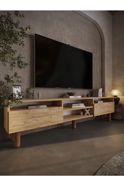 Myniture Home & Living Festival Tv Sehpası BH3035-6 Çam Bohem Tv Ünitesi ürün görseli 1